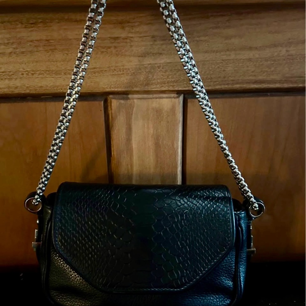 Dylan Kain “Love St Studio” Leather Crossbody – Black